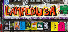 Chambers' new book is entitled "Lampedusa/Gaza", 2025