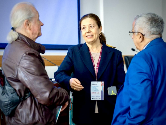 Iain Chambers (left), Dagmar Reichardt (center), and Raffaele Tumino (right), Macerata University, Italy, 2025
